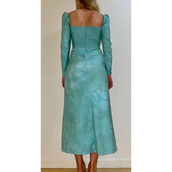 Reformation Isaac Dress, Size 6, *CUSTOM DYED* - Picture 2 of 5